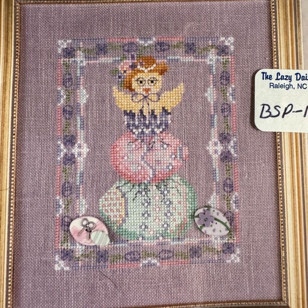 Black Swan All Cracked Up Easter Cross Stitch Kit by Karen Weaver
